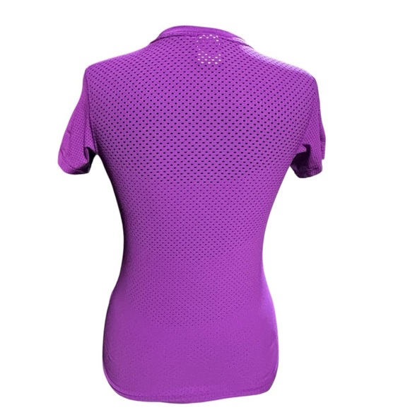 Nike Hyper Cool Size M Training Purple Mesh Back Women’s Athletic Shirt running - Picture 2 of 7